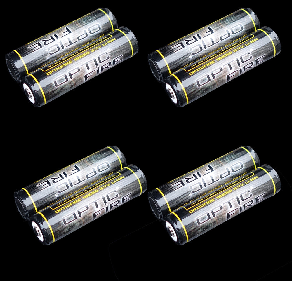 Opticfire rechargeable 18650 battery - Opticfire UK LED gun lights
 - 4