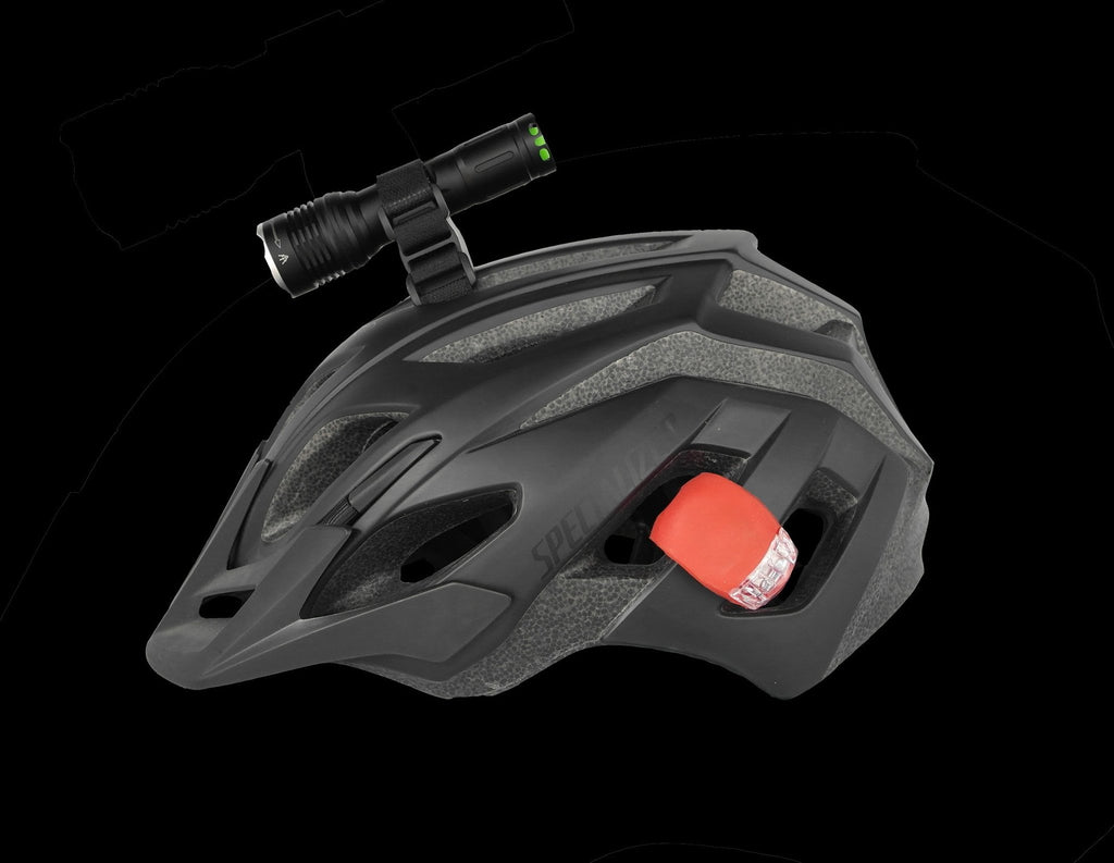 Bike Lights - T6-ZOOM Deluxe Helmet Light Set