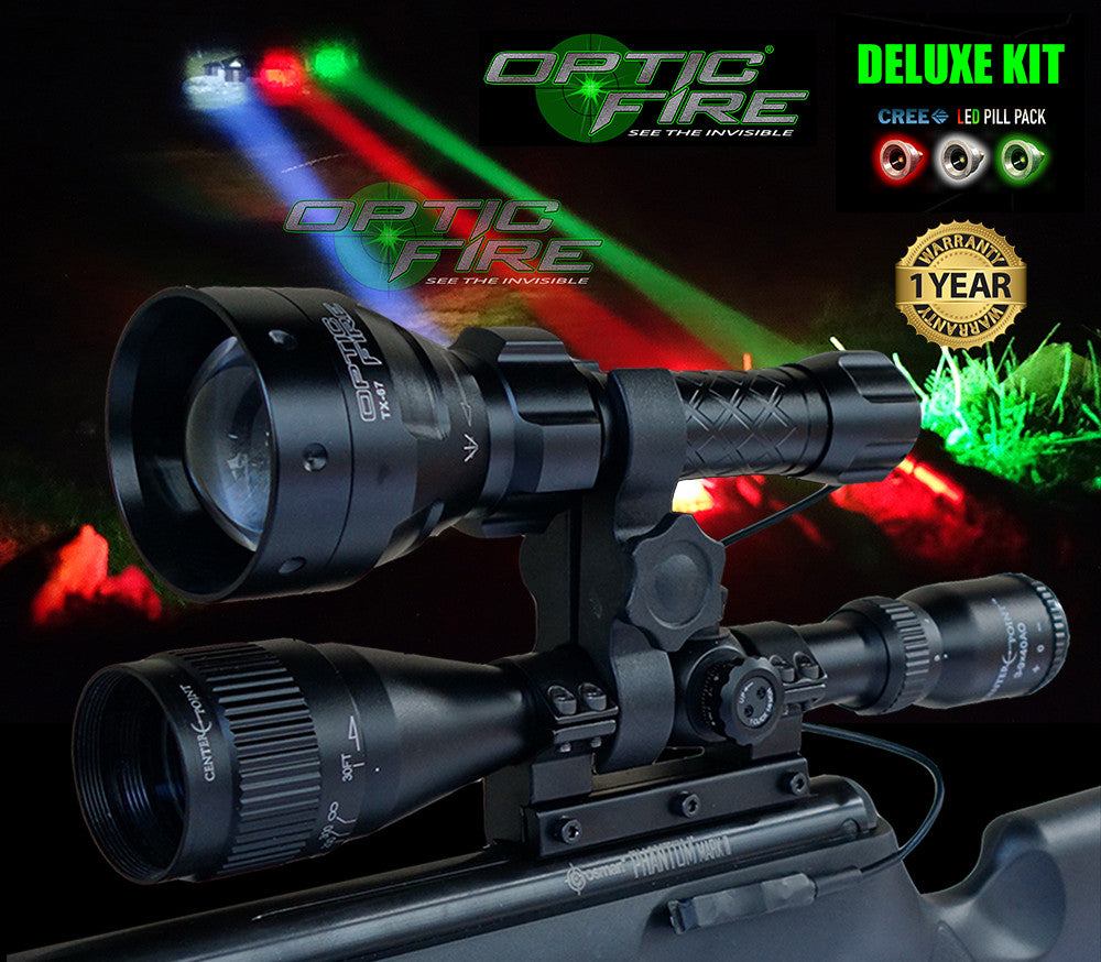 TX-67 DELUXE lamping kit - Opticfire UK LED gun lights
 - 1